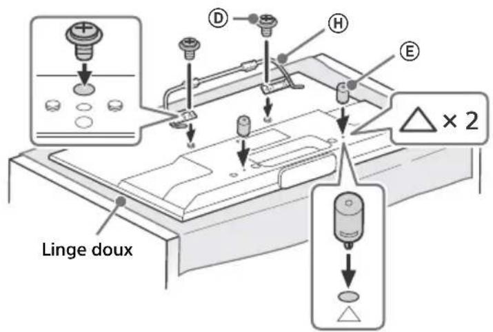 SONY KDL42W706 - Préparation de l'installation du téléviseur - 3