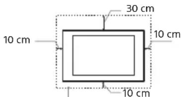 SONY KDL42W706 - Installed on the wall - 1