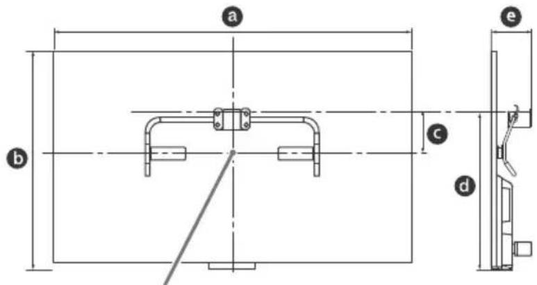 SONY KDL42W706 - Seinäsennusalustan ruuvit (halkaisija 8 mm, ei kuulu toimitukseen) - 2