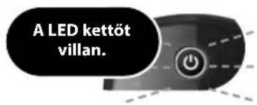 A LED kettöt villan.