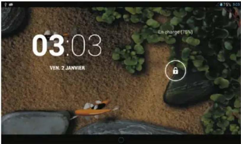 Sunstech KIDOZDUAL - Mode veille (Ecran mode hors tension) / Déverrouillage de l'écran - 1