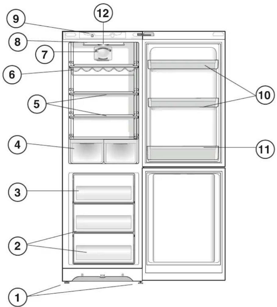 HOTPOINT-ARISTON EBM 18220 NX - Geräteansicht - 1