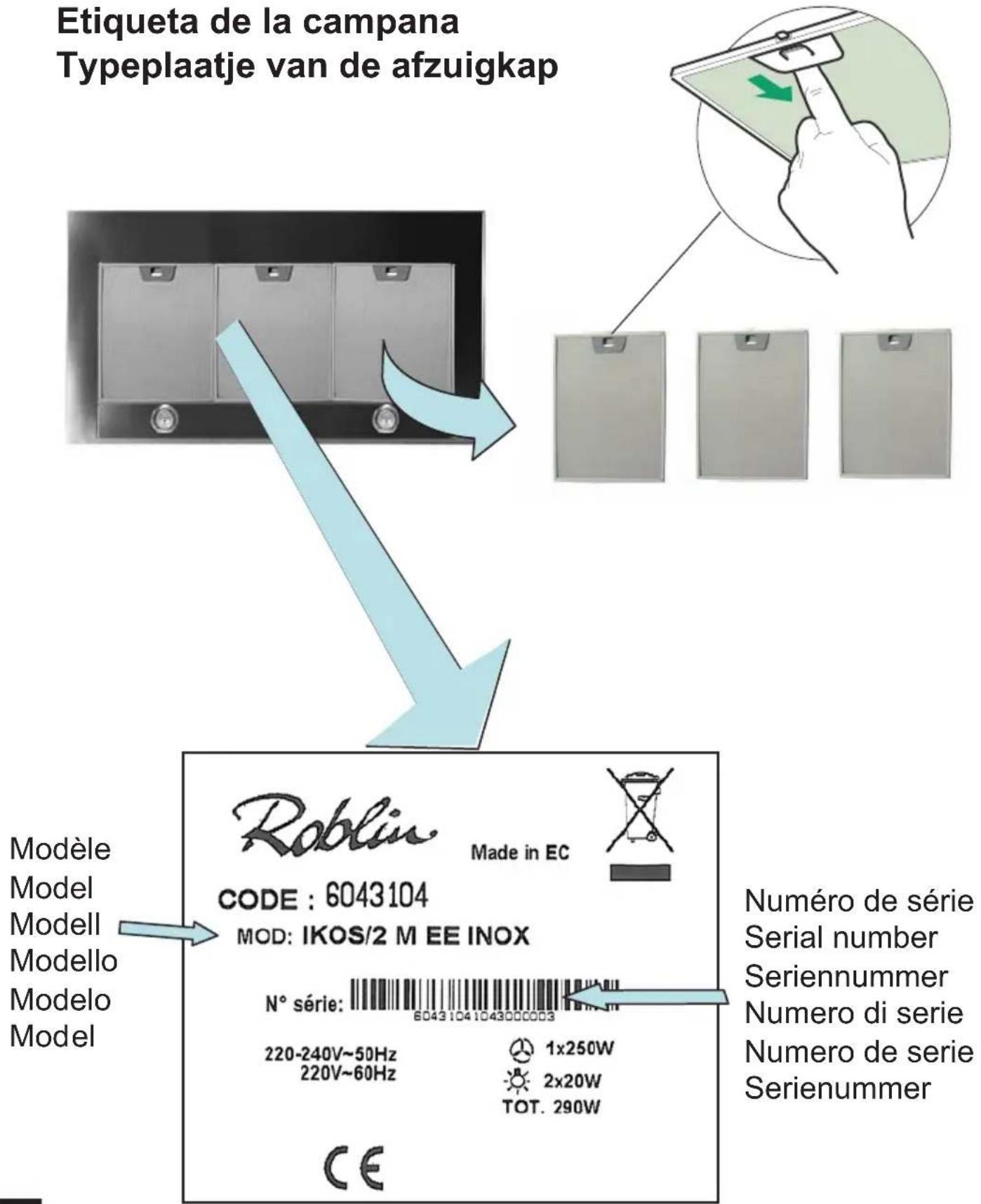 ROBLIN 6043102 - ELECTRICAL CONNECTION - 23