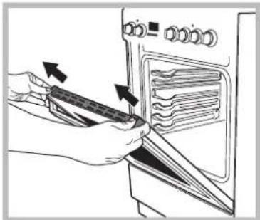 HOTPOINT H6VMH60A (A) UA - Démontage et remontage de la porte du four : - 3