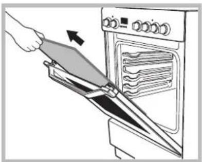 HOTPOINT H6VMH60A (A) UA - Démontage et remontage de la porte du four : - 4