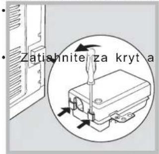HOTPOINT H6VMH60A (A) UA - Elektrické pripojenie Montáž napájacieho kábla - 1