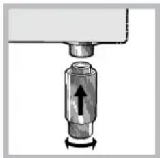 HOTPOINT H6VMH60A (A) UA - Nivellement - 2
