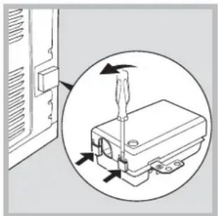 HOTPOINT H6VMH60A (A) UA - Montage du cordon d'alimentation - 1