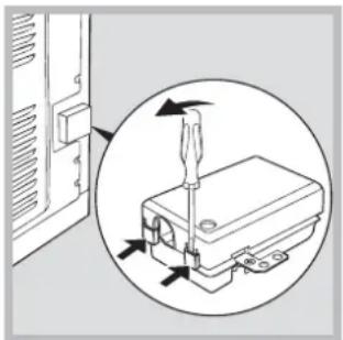 HOTPOINT H6VMH60A (A) UA - Montáž napájecího kabelu - 1