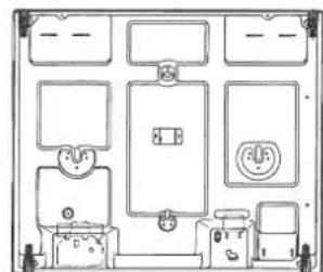 HOTPOINT-ARISTON EHP 640 T (X)HA - Schema di fissaggio dei ganci - 4