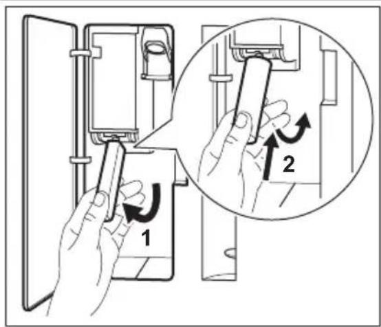 ELECTROLUX 927 872 031 - Installation of the water filter - 1