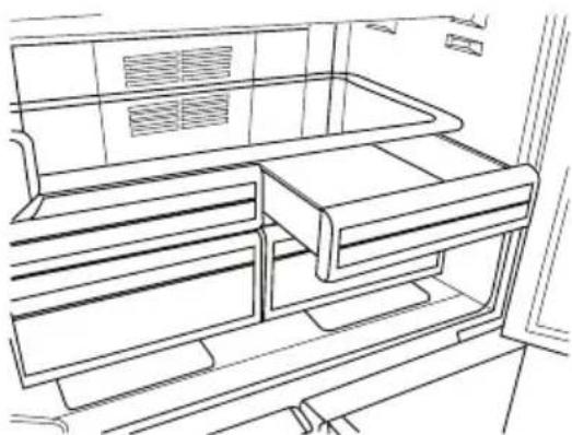 BLOMBERG KQD 1361 X A+ - Prostor pro čerstvé potraviny - 2