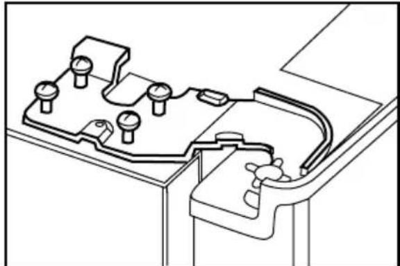 BLOMBERG KQD 1361 X A+ - De afstand tussen de bovenste deur aanpassen - 4