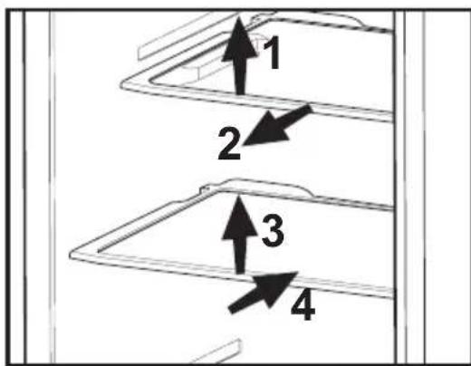 BLOMBERG KQD 1361 X A+ - Skjutbara hyllor - 1