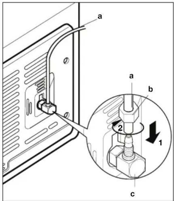 BLOMBERG KQD 1361 X A+ - Raccordement du tuyau d'alimentation en eau au Congélateur / réfrigérateur - 1