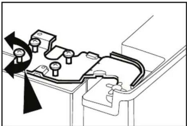 BLOMBERG KQD 1361 X A+ - Ajustar o espaço entre a porta superior - 2