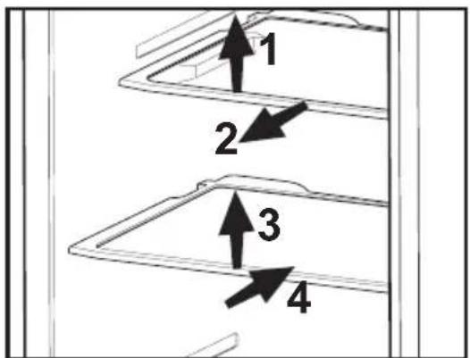 BLOMBERG KQD 1361 X A+ - Συρόμενα ράφια θαλάμου - 1