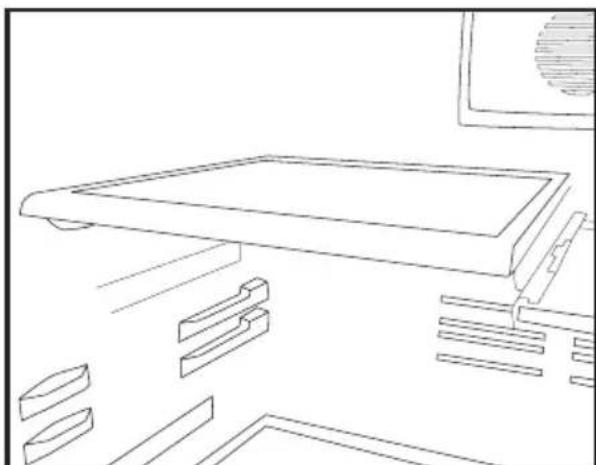 BLOMBERG KQD 1361 X A+ - Slankiojamos korpuso lentynos ir galinėmis pakabomis - 1