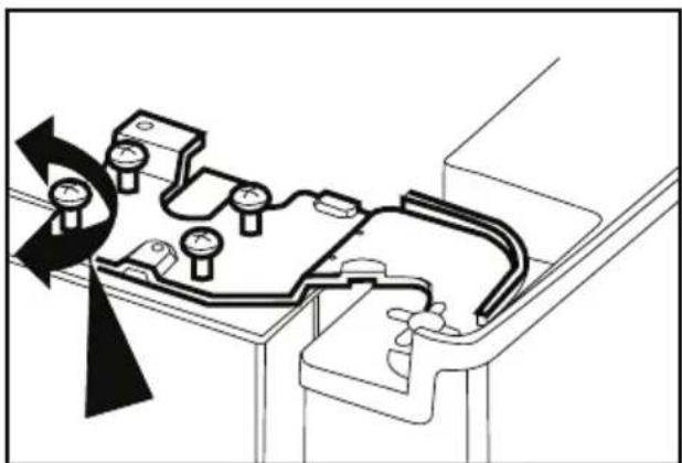 BLOMBERG KQD 1361 X A+ - Regolazione della distanza tra la porta superiore - 3