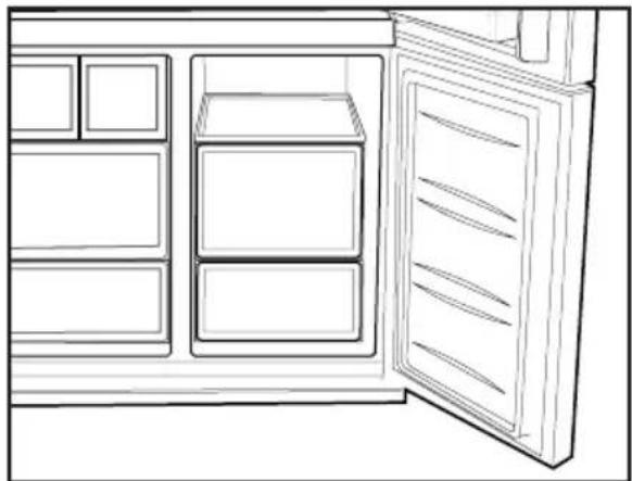BLOMBERG KQD 1361 X A+ - Fleksi sone oppbevarings del - 1