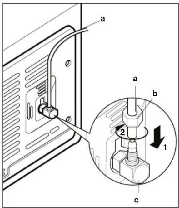 BLOMBERG KQD 1361 X A+ - Wasserschlauch an den Kühlschrank/ Gefrierschrank anschließen - 1