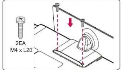 LG 42LB570V - Attaching the stand - 12