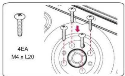LG 42LB570V - Attaching the stand - 13