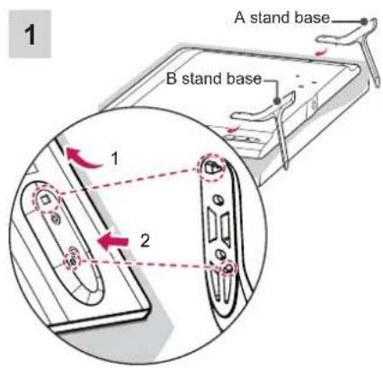 LG 42LB570V - Attaching the stand - 6