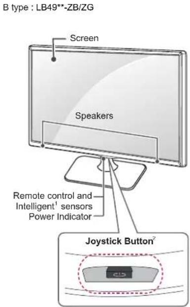LG 42LB570V - Parts and buttons - 2