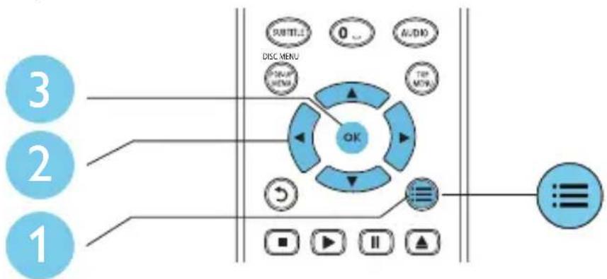PHILIPS BDP1200 - Options video - 1