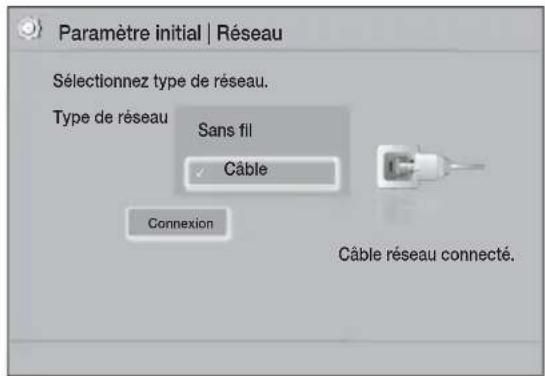 SAMSUNG HTH5200 - L'écran réseau apparait. - 1