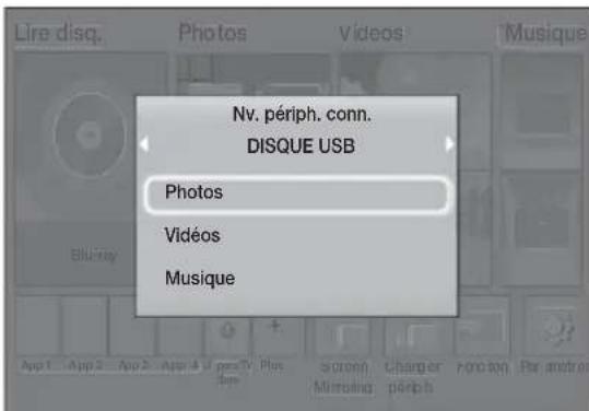 SAMSUNG HTH5200 - Méthode 1: avant de connecter un périphérique USB l'appareil est allumé - 1