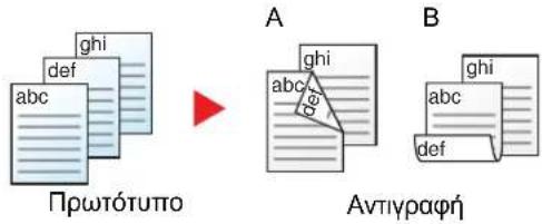 Ghi def abc Πρωτότυπο A ghi def abc Aντιγραφή B ghi def abc