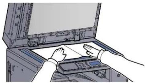 KYOCERA TASKalfa 2201 - Τοποθετήστε τα πρωτότυπα στο μηχάνημα. - 1