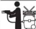 BOSCH GAS 55 M AFC Professional - Pictogrammes et leur signification - 7