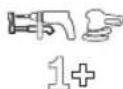 BOSCH GAS 55 M AFC Professional - Extracting dust that accumulates from working power tools (see figure G) - 1