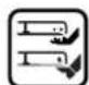 BOSCH ARM 34 - Explication des symboles se trouvant sur l'outil de jardin - 5