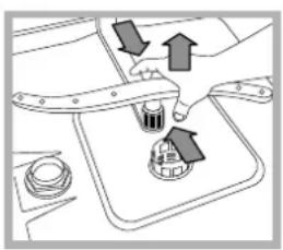 HOTPOINT-ARISTON LFF7 8H14 EU - Nettoyer les bras de lavage - 1