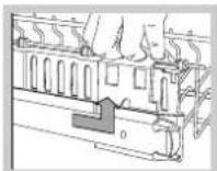 HOTPOINT-ARISTON LFF7 8H14 EU - Régler la hauteur du panier supérieur - 2