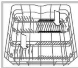 HOTPOINT-ARISTON LFF7 8H14 EU - Cesto inferior e cesto dos talheres - 3