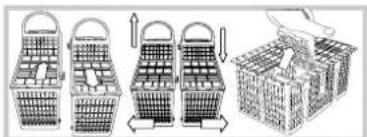 HOTPOINT-ARISTON LFF7 8H14 EU - Lower rack and cutlery basket - 4