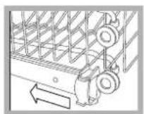HOTPOINT-ARISTON LFF7 8H14 EU - Adjusting the height of the upper rack - 1