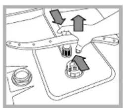 HOTPOINT-ARISTON LFF7 8H14 EU - Cleaning the sprayer arms - 2