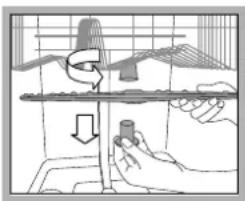 HOTPOINT-ARISTON LFF7 8H14 EU - Limpar os braços aspersores - 1