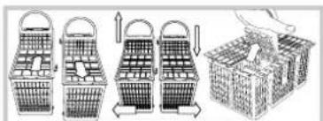 HOTPOINT-ARISTON LFF7 8H14 EU - Unterer Korb und Besteckkorb - 5