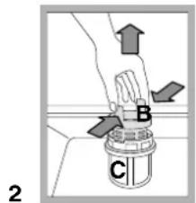 HOTPOINT-ARISTON LFF7 8H14 EU - Cleaning the filters - 2