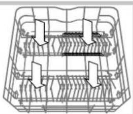 HOTPOINT-ARISTON LFF7 8H14 EU - Panier inférieur et panier à couverts - 4