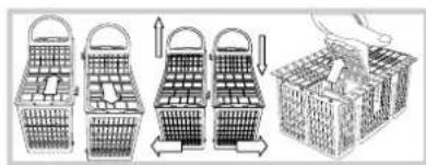 HOTPOINT-ARISTON LFF7 8H14 EU - Panier inférieur et panier à couverts - 6