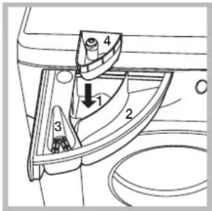 HOTPOINT-ARISTON ECO7L 1252 EU.T - Gaveta dos detergentes - 1