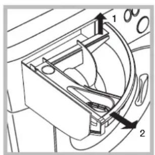 HOTPOINT-ARISTON ECO7L 1252 EU.T - Limpar a gaveta dos detergentes - 1